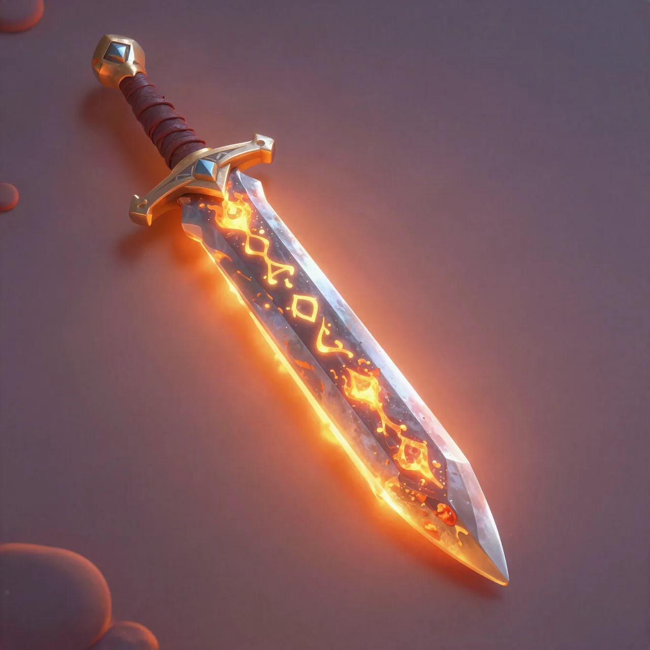 Pyrosteel-Klinge der Tri-Flame