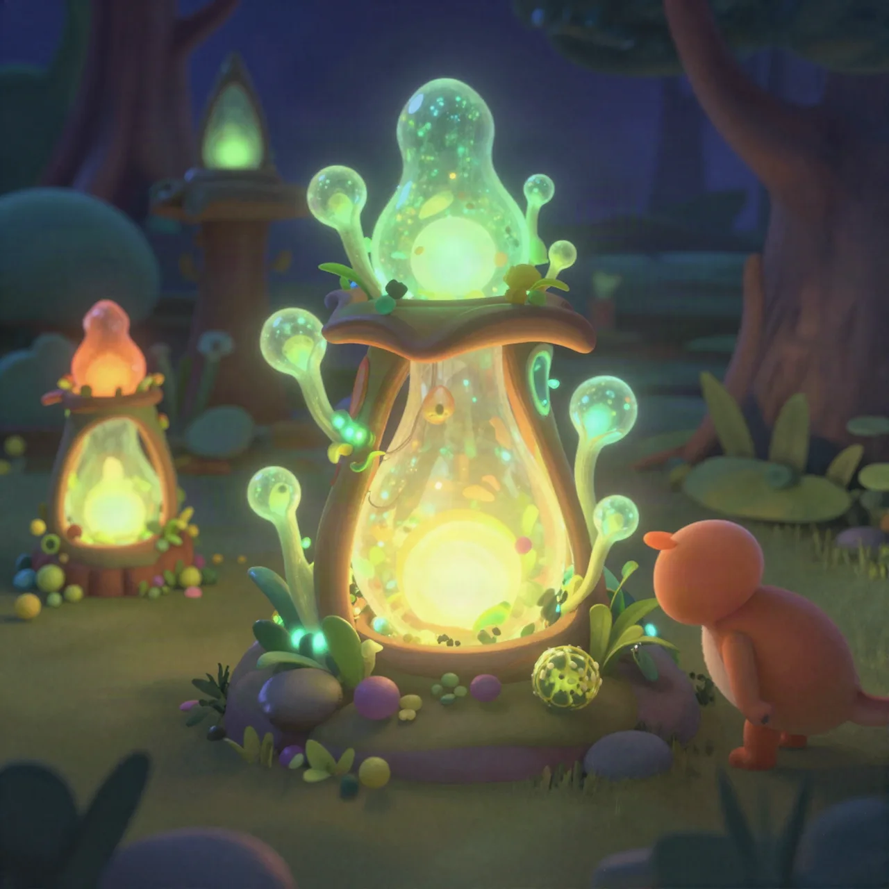 Biolumineszente Laternen