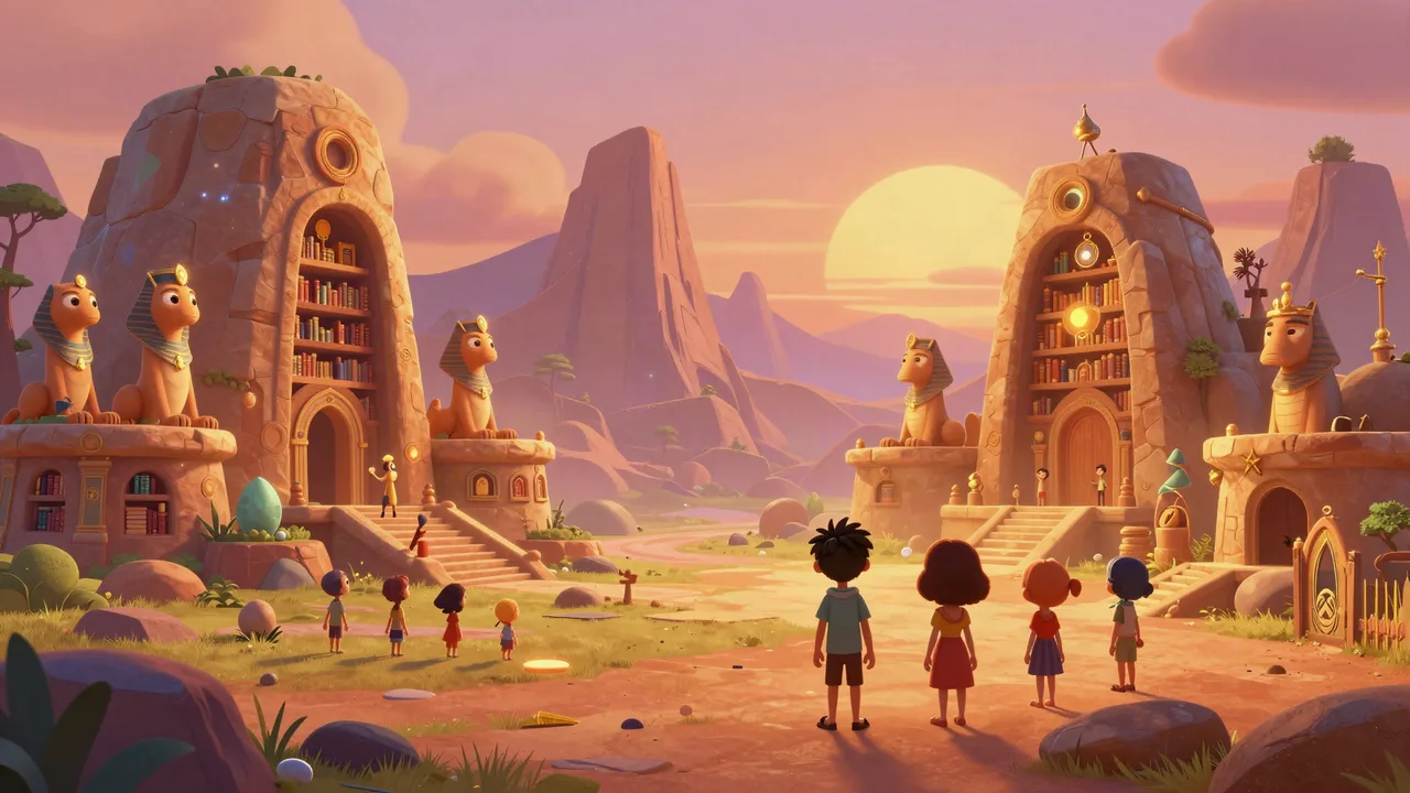 Sphinxes - The Riddle-Masters of the Sun-Scarred Peaks Banner