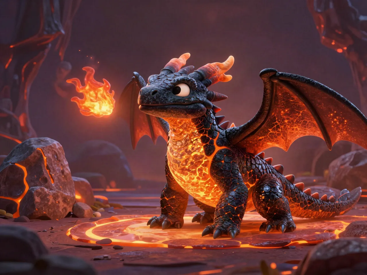 Magma-Drache