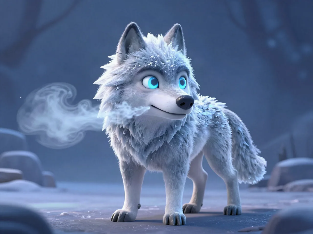 Frostgebundener Schreckenwolf