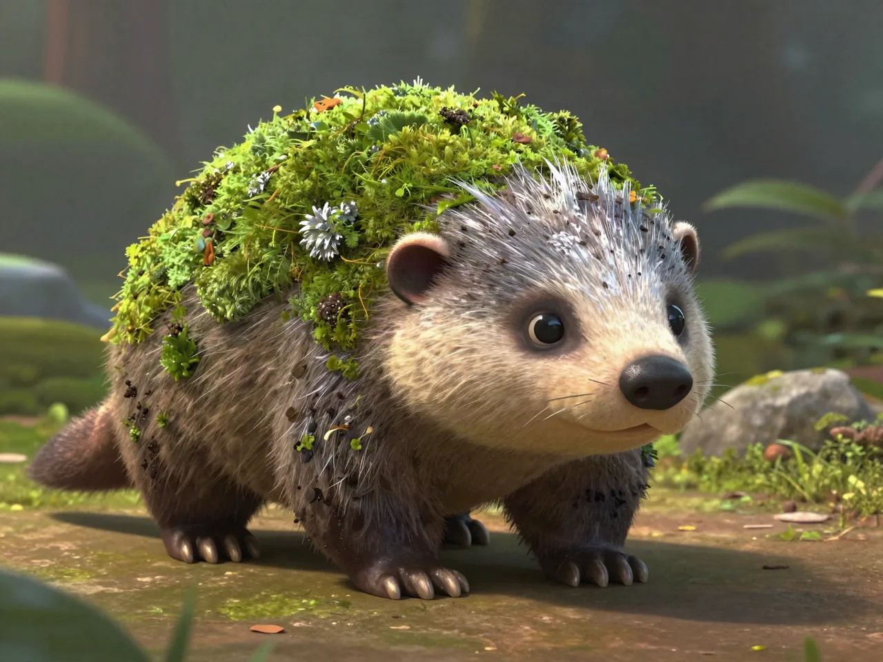 Mossy Badger