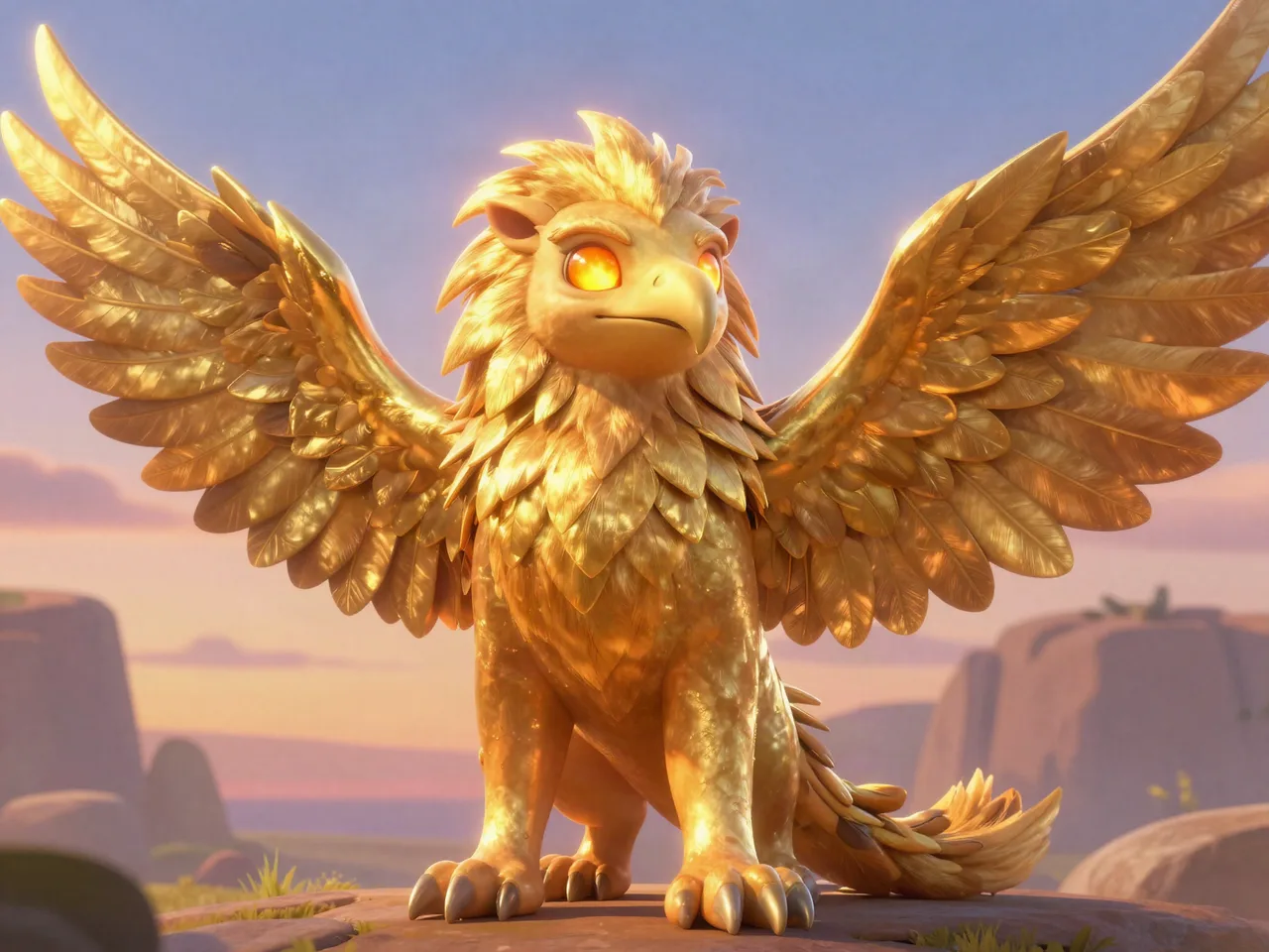The Golden Griffin of the Sun-Scar
