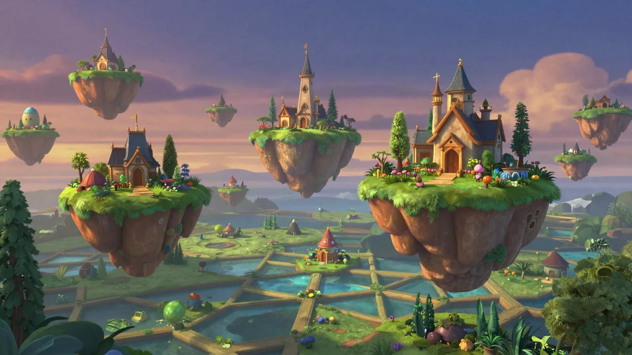 The Floating Islands Panorama