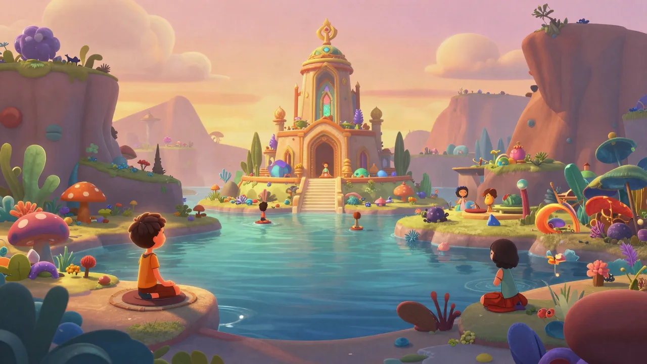 The Temple of Flowing Peace Panorama