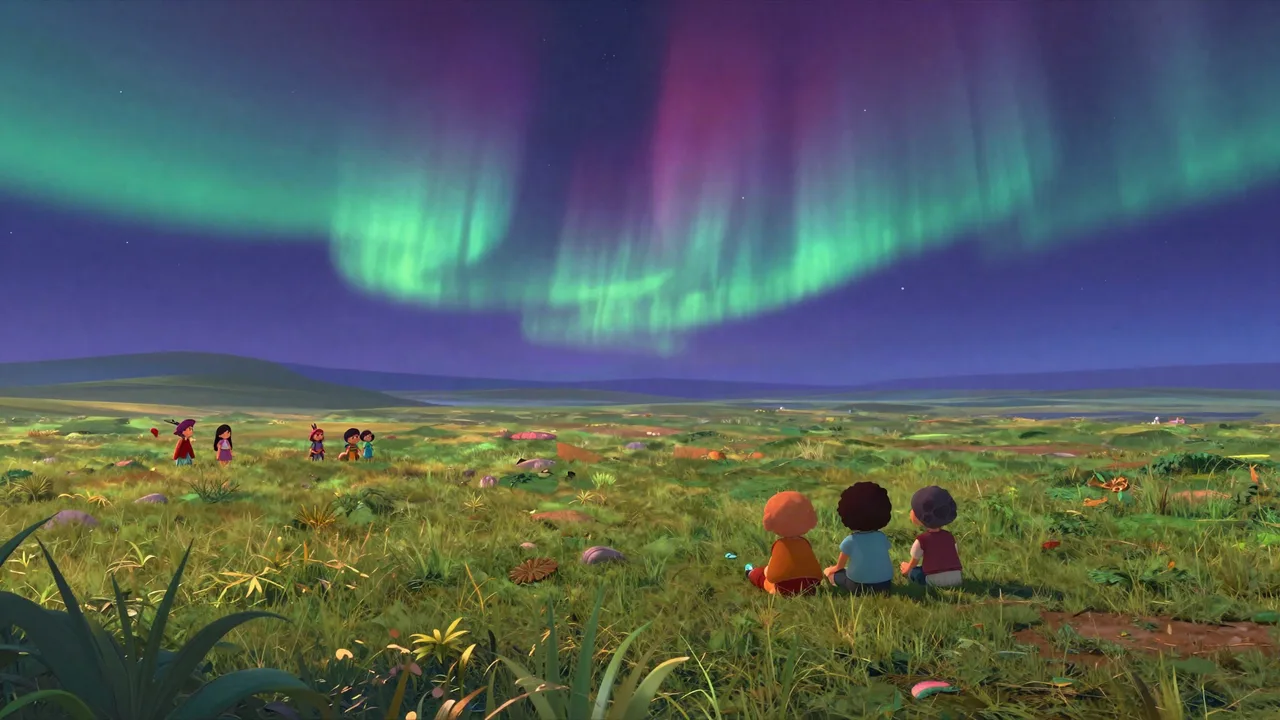 Die Auroraebenen Panorama