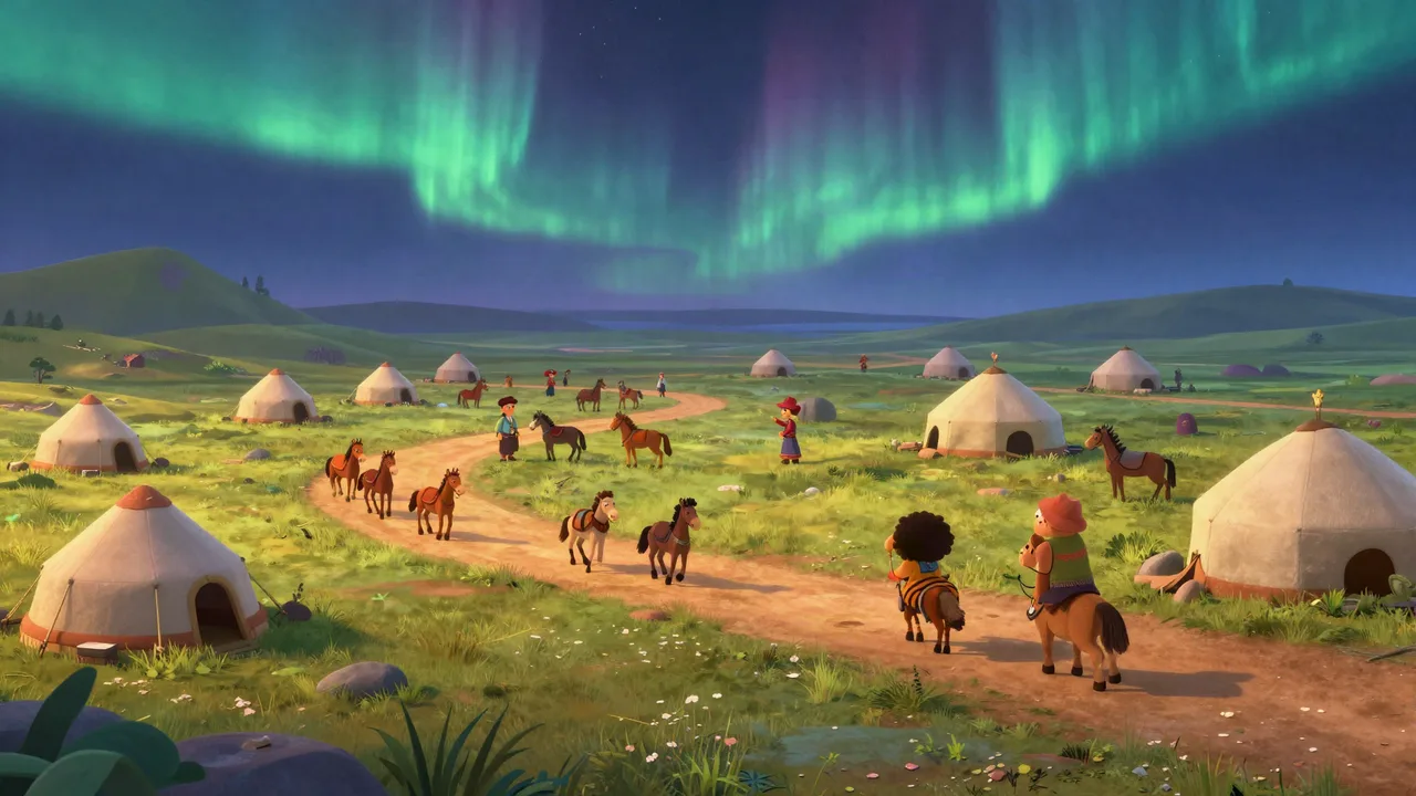 Nomads of Aurora Panorama