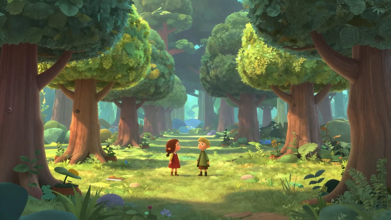 The Companion Tree Grove Panorama