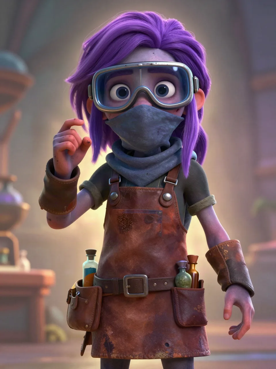 VIOLET FUME Portrait