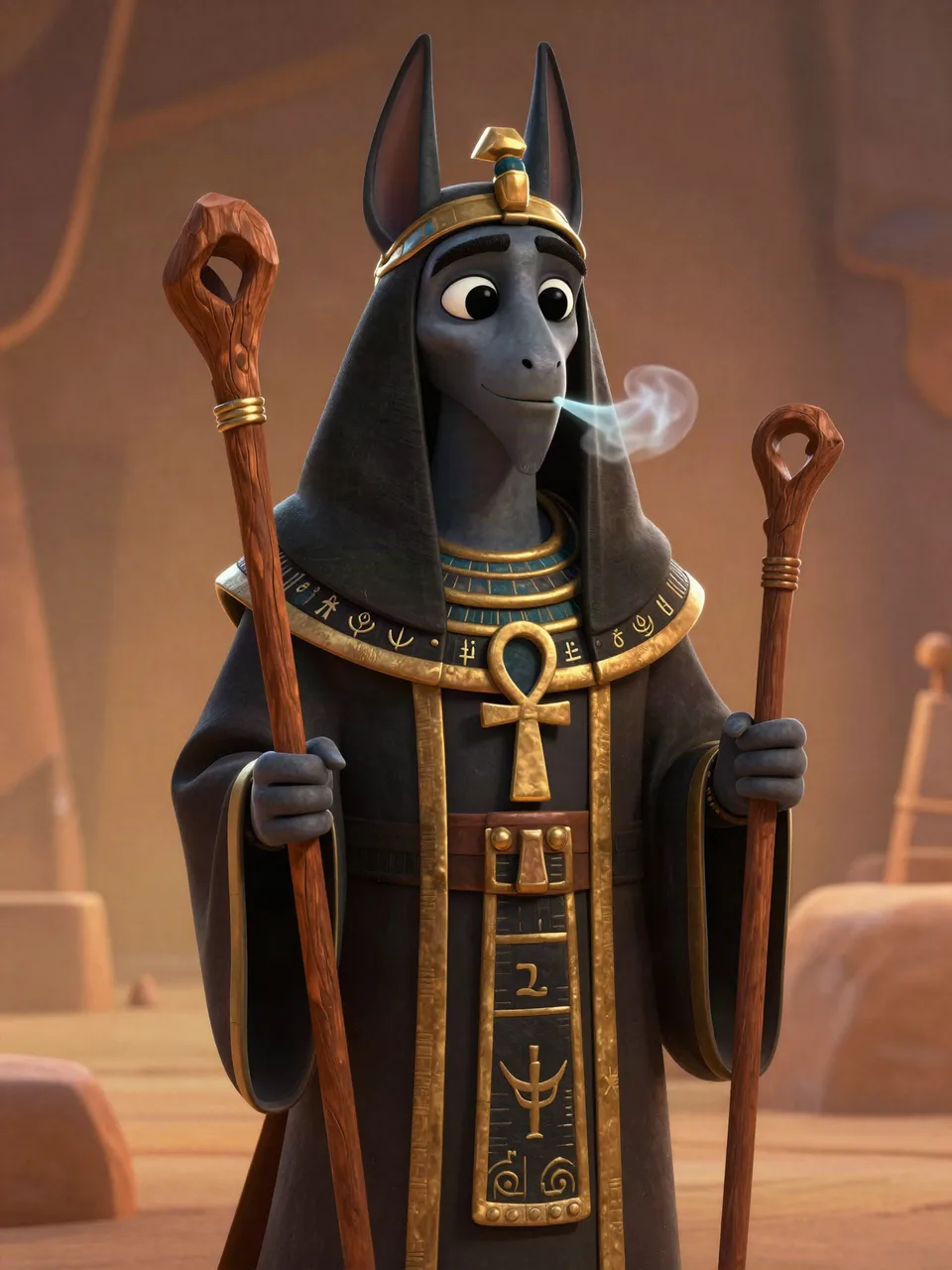 ANUBIS SEELENFÜHRER Porträt