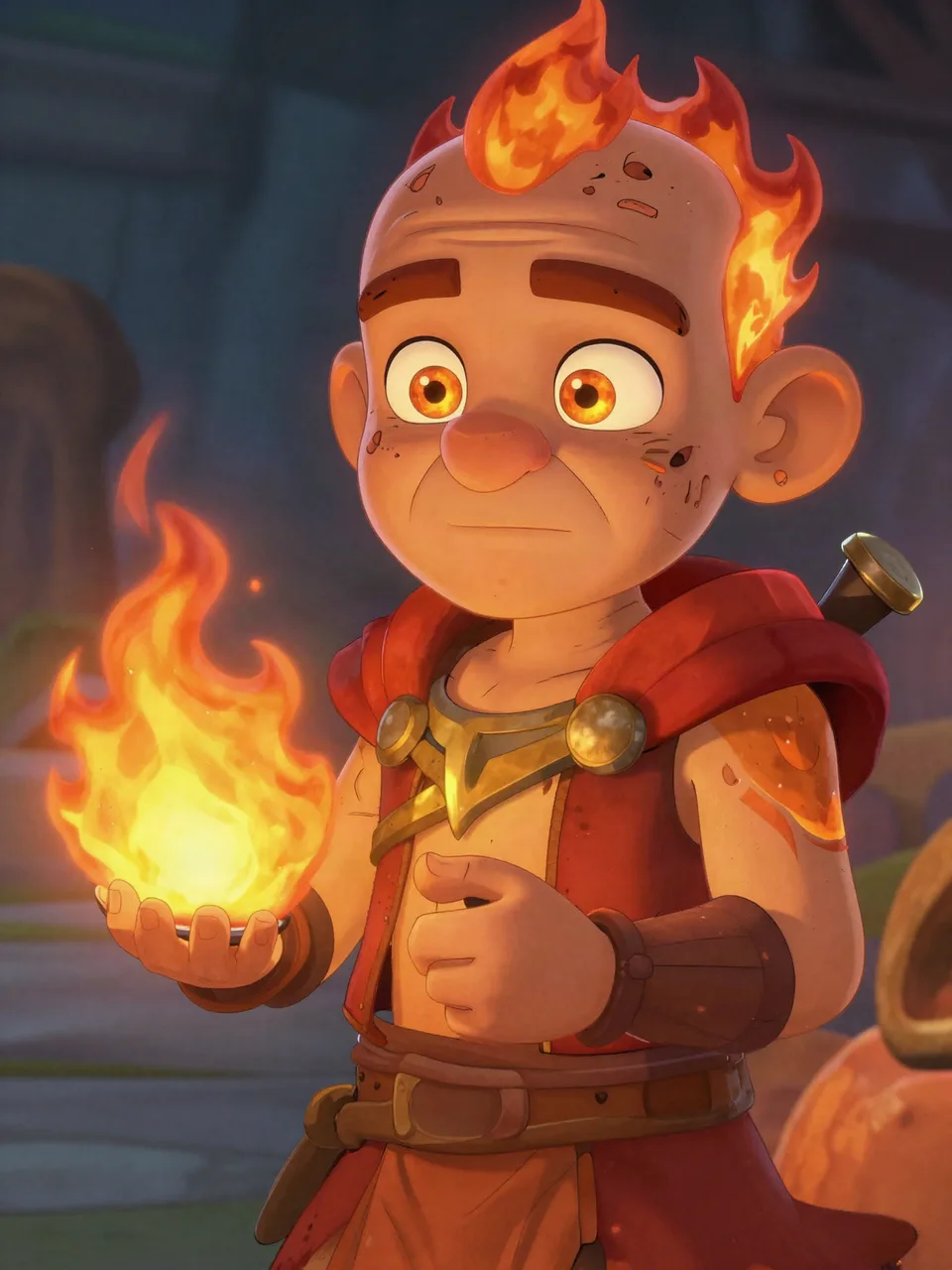 Flint der Feuerseher Porträt