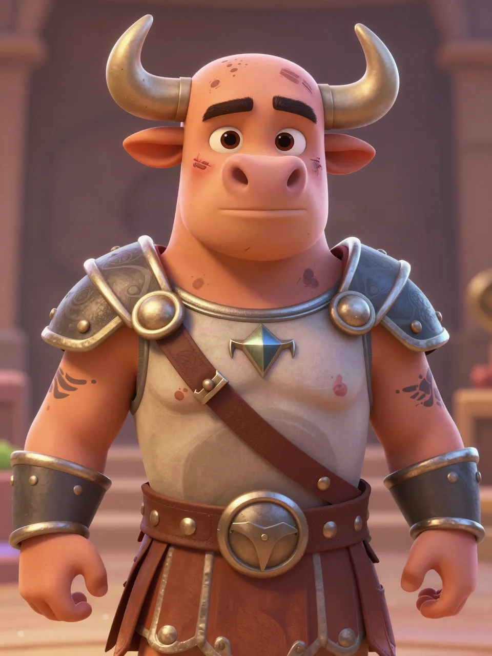 GLADIATOR BRUTUS THE BULL Portrait