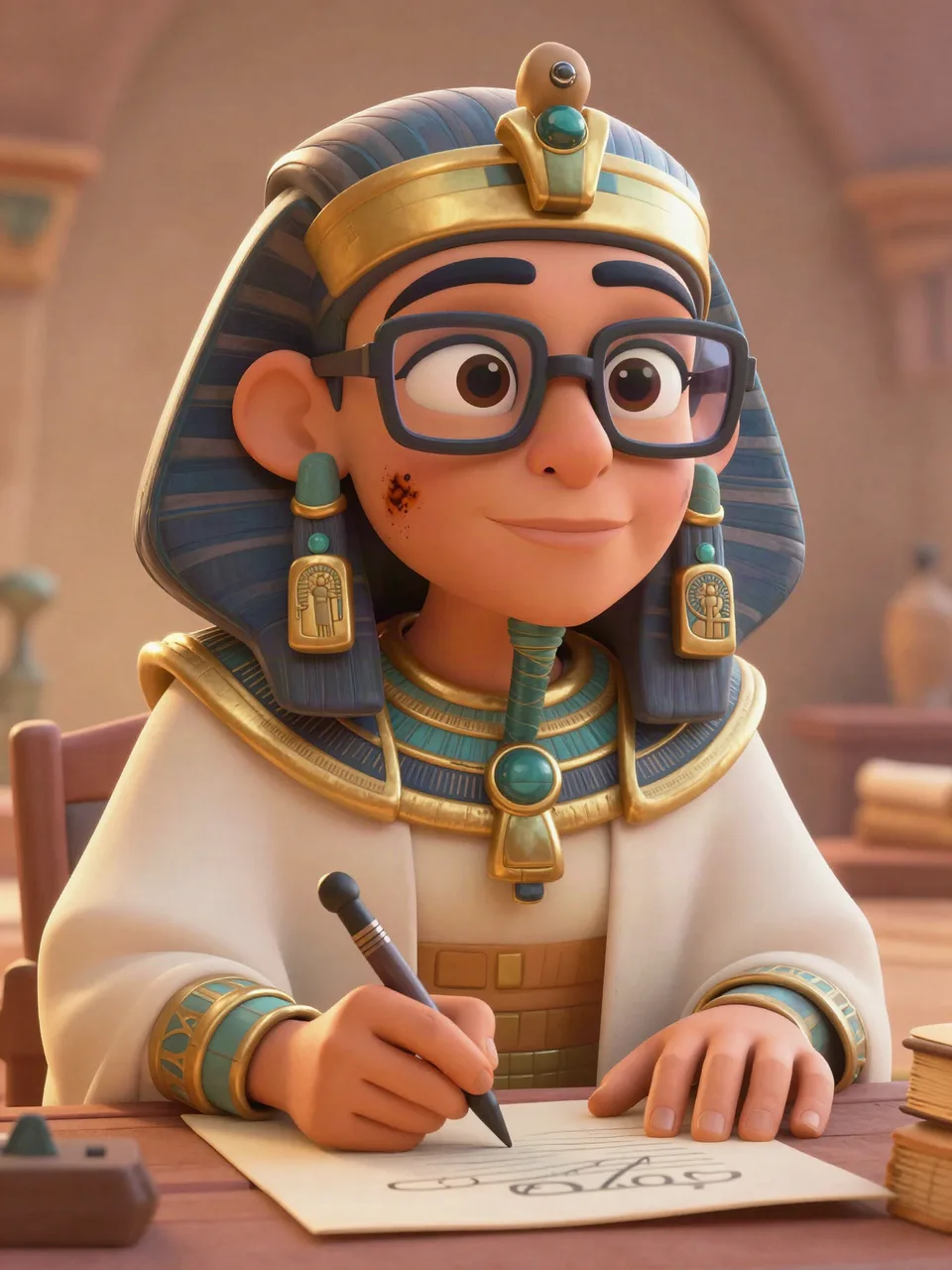 HATSHEPSUT Tintengeborene Porträt