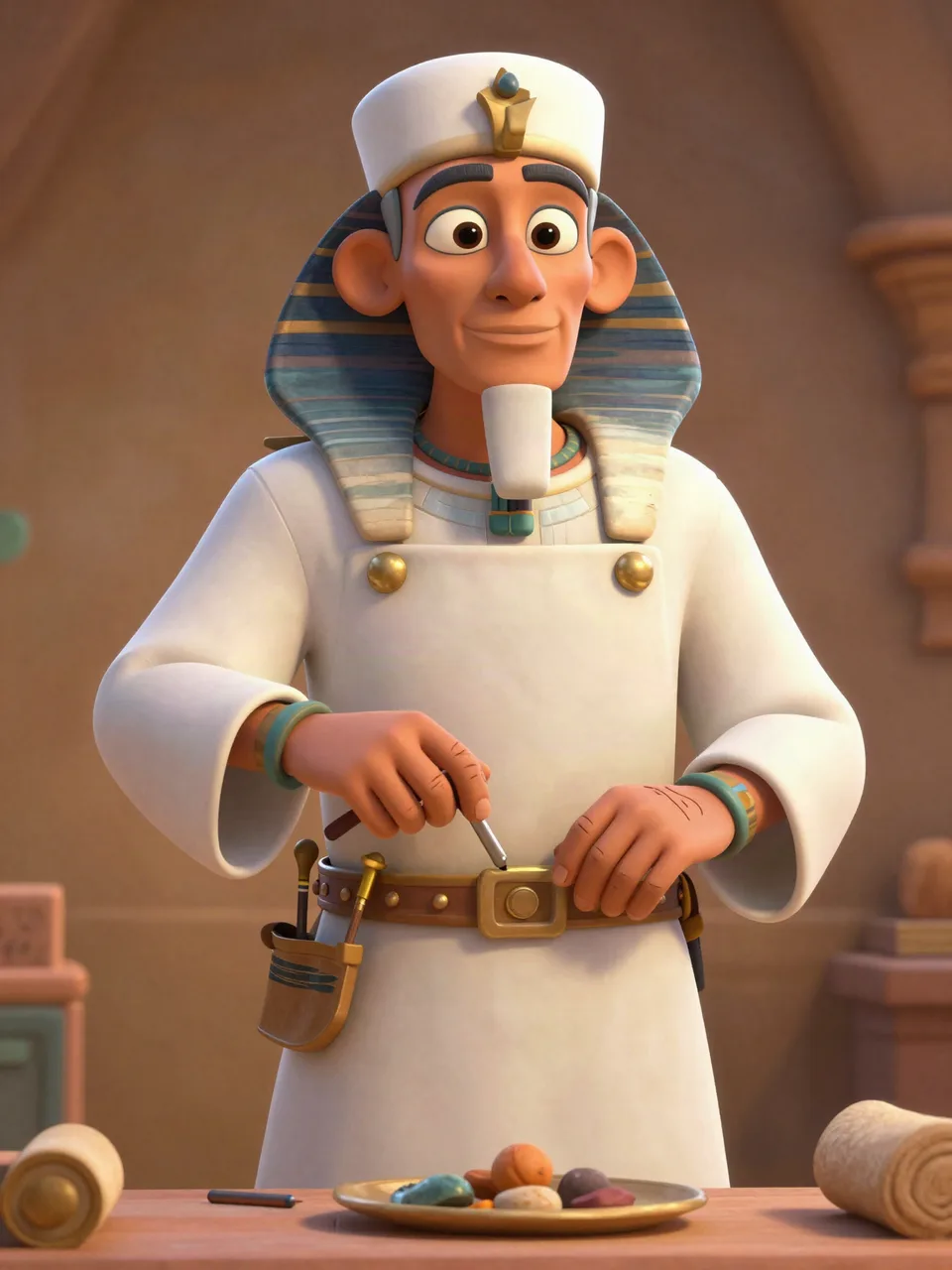 IMHOTEP Heilende Hand Porträt