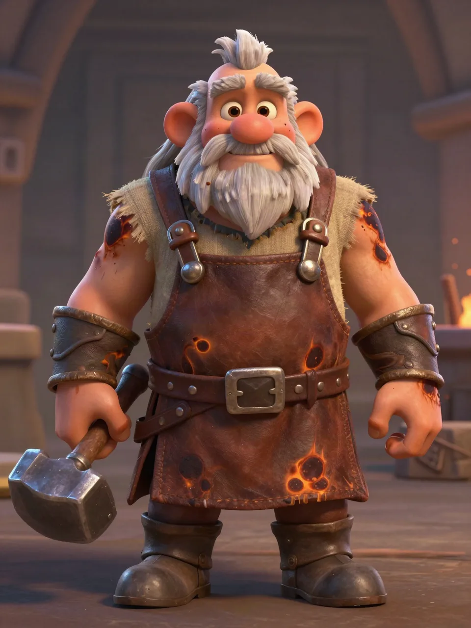 MASTER CRAFTSMAN HORACE BRONZEBEARD Portrait