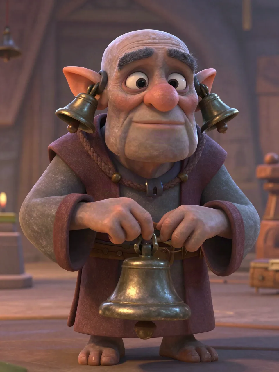 MORZUK THE BELL RINGER Portrait