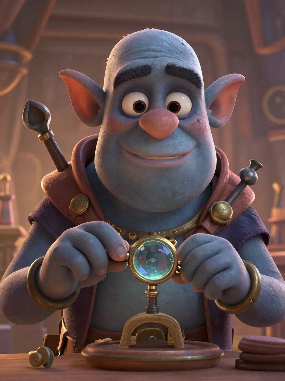 MORZUK THE CLOCKMAKER Portrait
