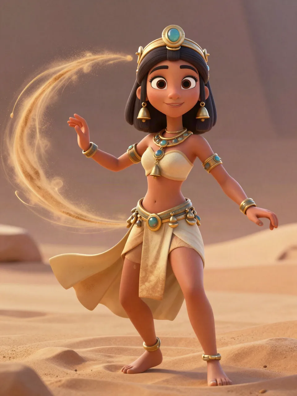 NEFERTARI SANDTÄNZERIN Porträt