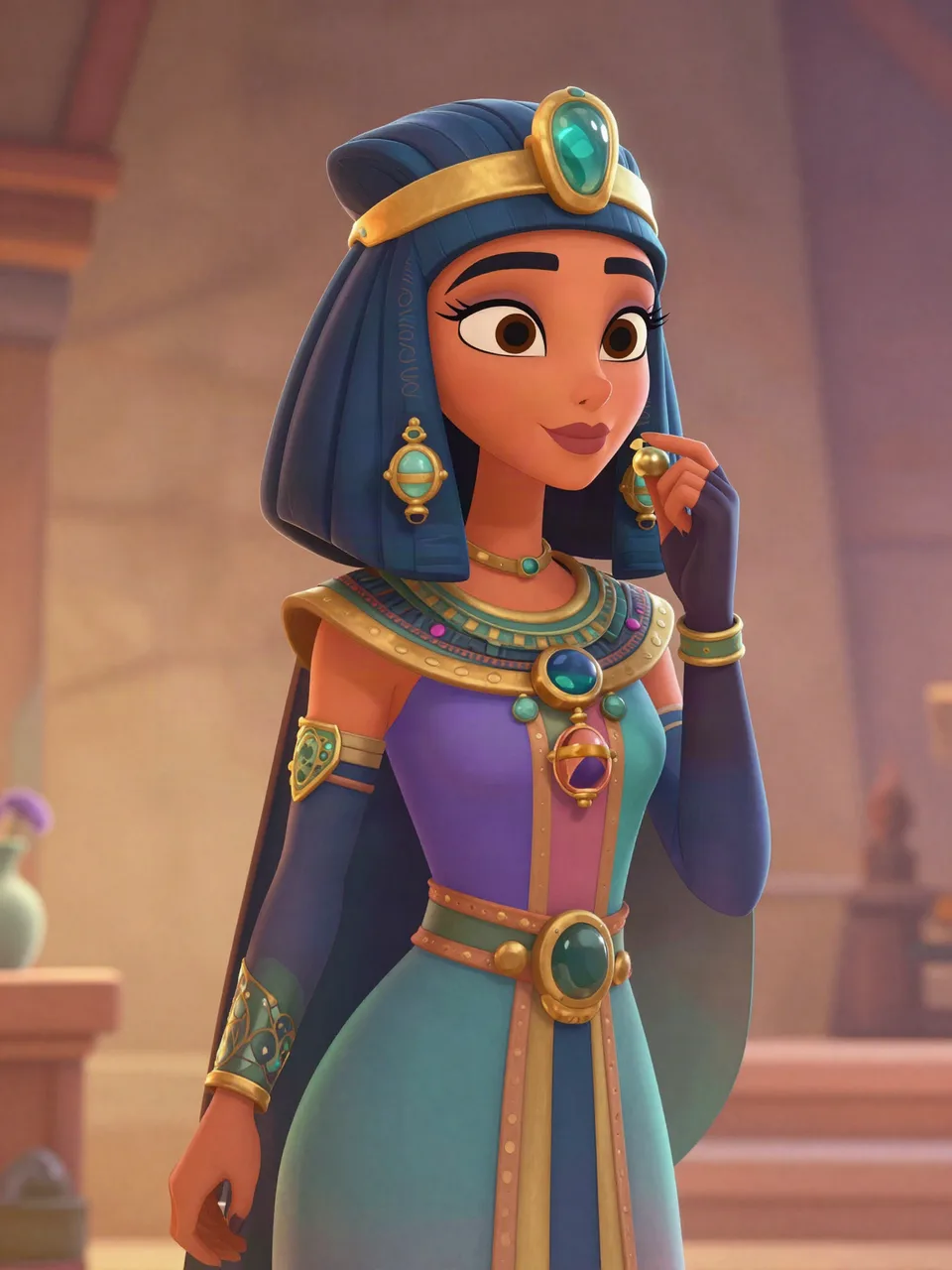 NEFERTARI SCENT-TRACKER Portrait
