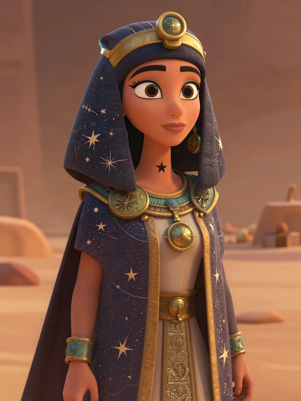 NEFERTARI STERNKARTIERERIN Porträt