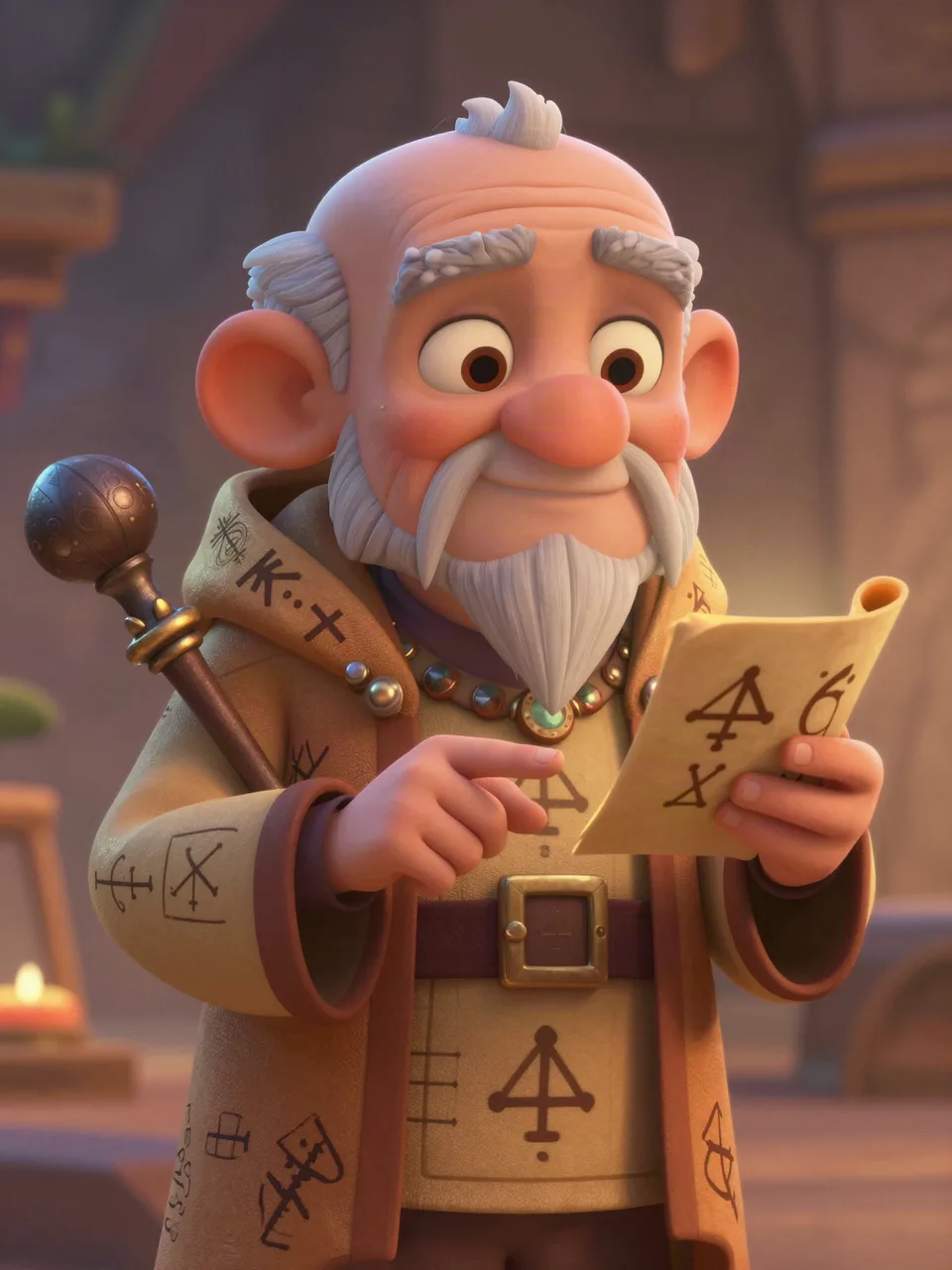 Omen der Zeichenseher Porträt