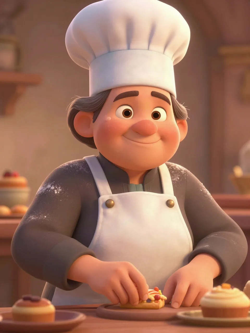 ROYAL COOK BAKER BERTHA Portrait
