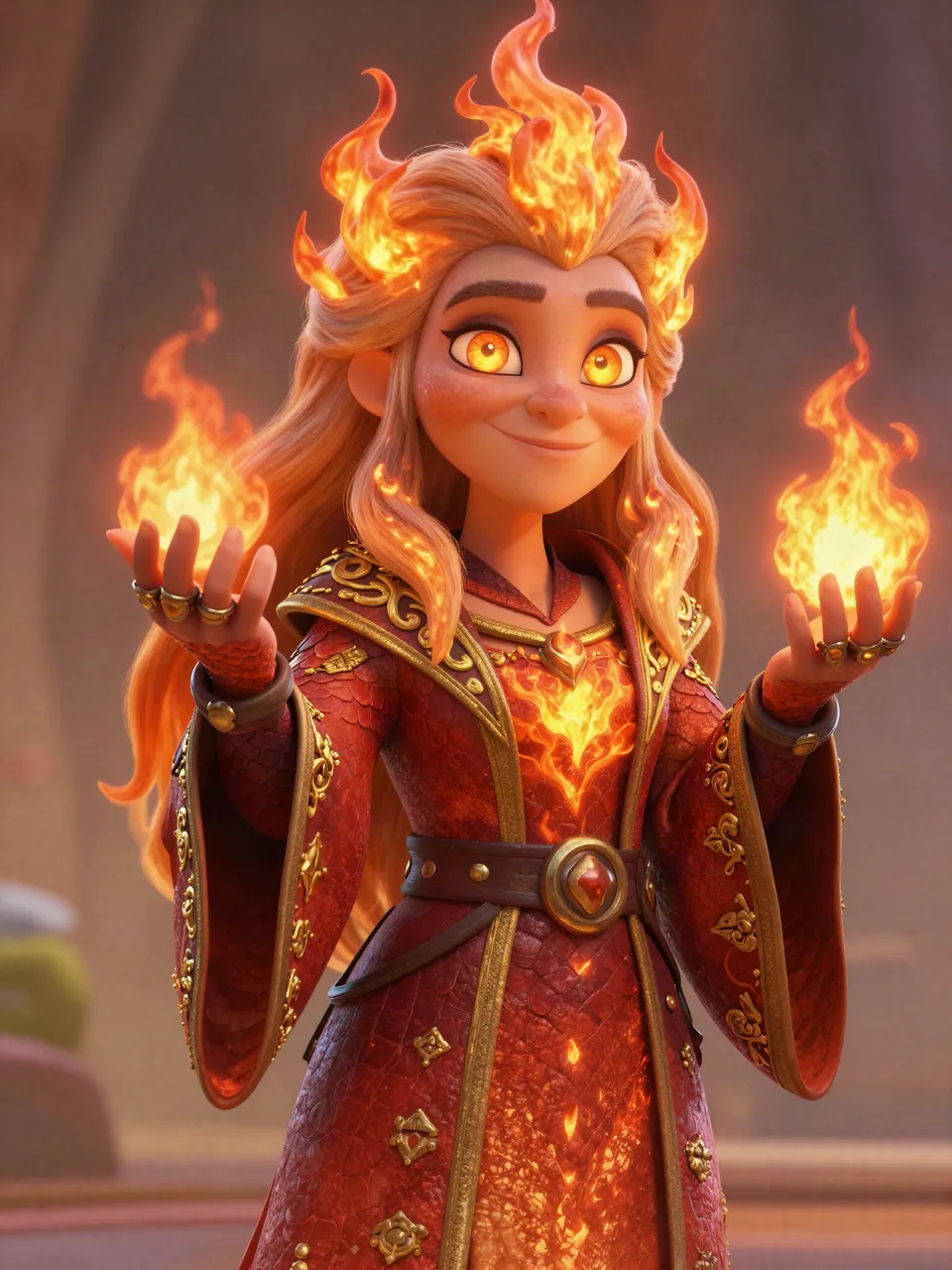 THYRA FLAMEHEART Portrait