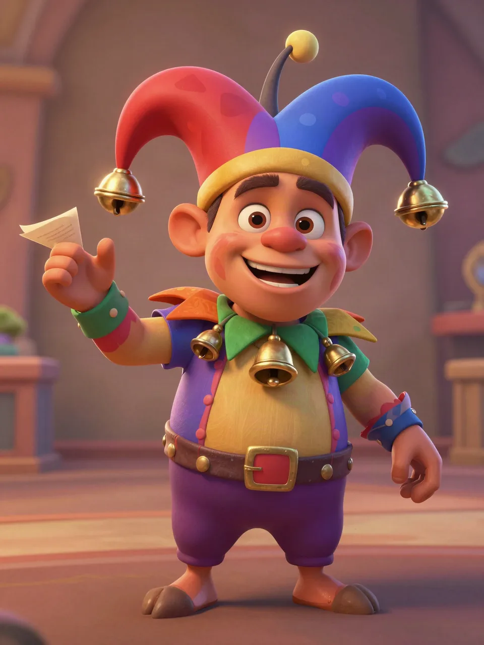 VOKKAR THE COURT JESTER Portrait